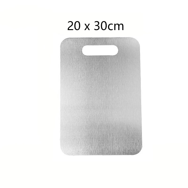 Planche à Découper en Titane & Inox 316 Double Face – L'Excellence Hygiénique en Cuisine